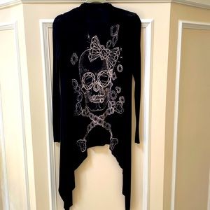 Lauren Moshi skull cardigan
